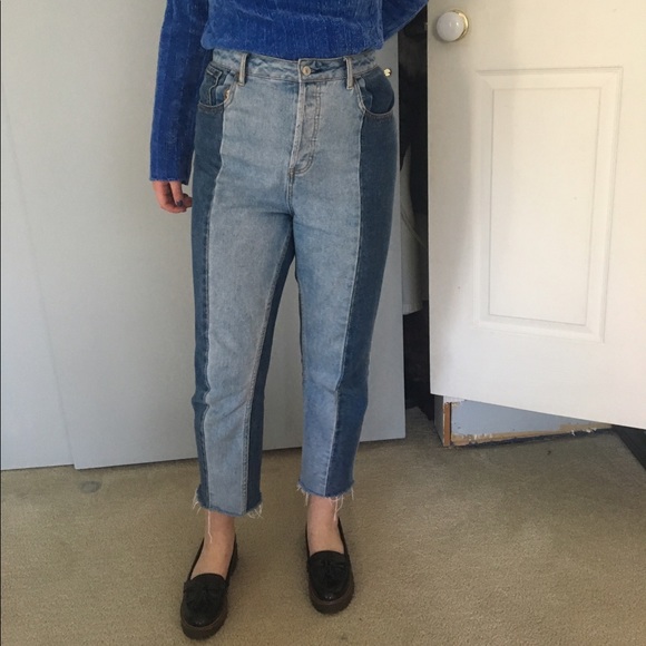 PacSun two tone mom jeans - Picture 2 of 4